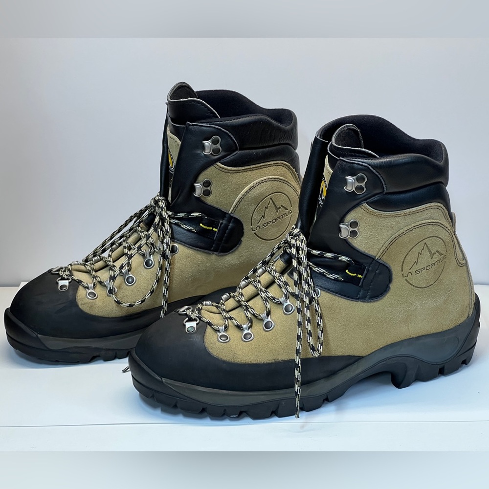 La Sportiva Makalu TanLeather Mountaineering Hiking Boots Mens EU 46, US 12